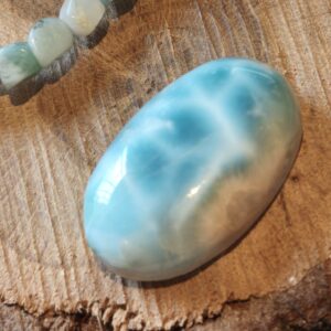 larimar cabochon ovale