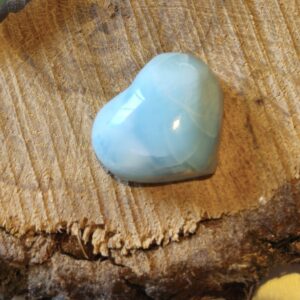 larimar petit cabochon coeur