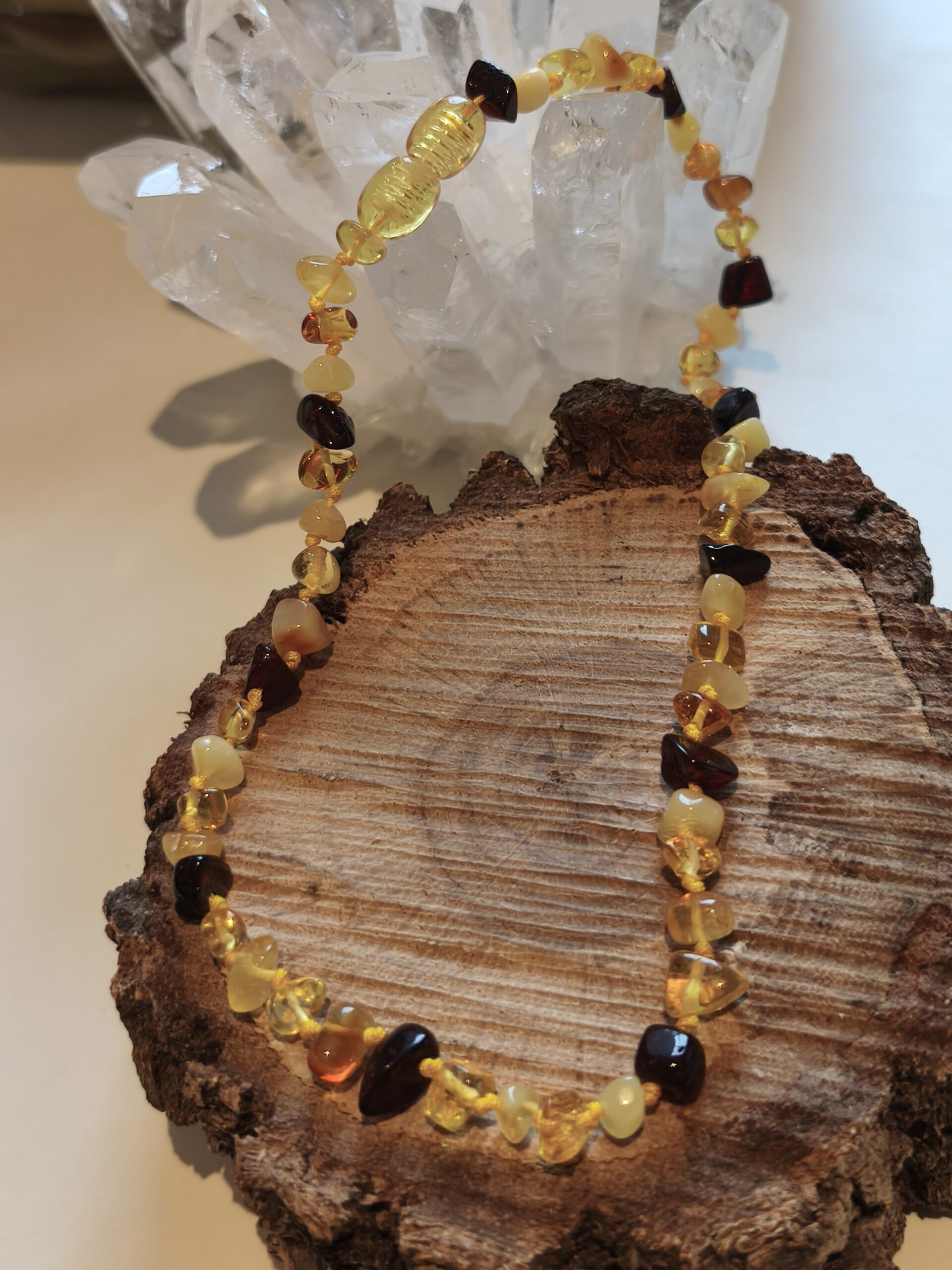 ambre collier baroque bébé – Image 2