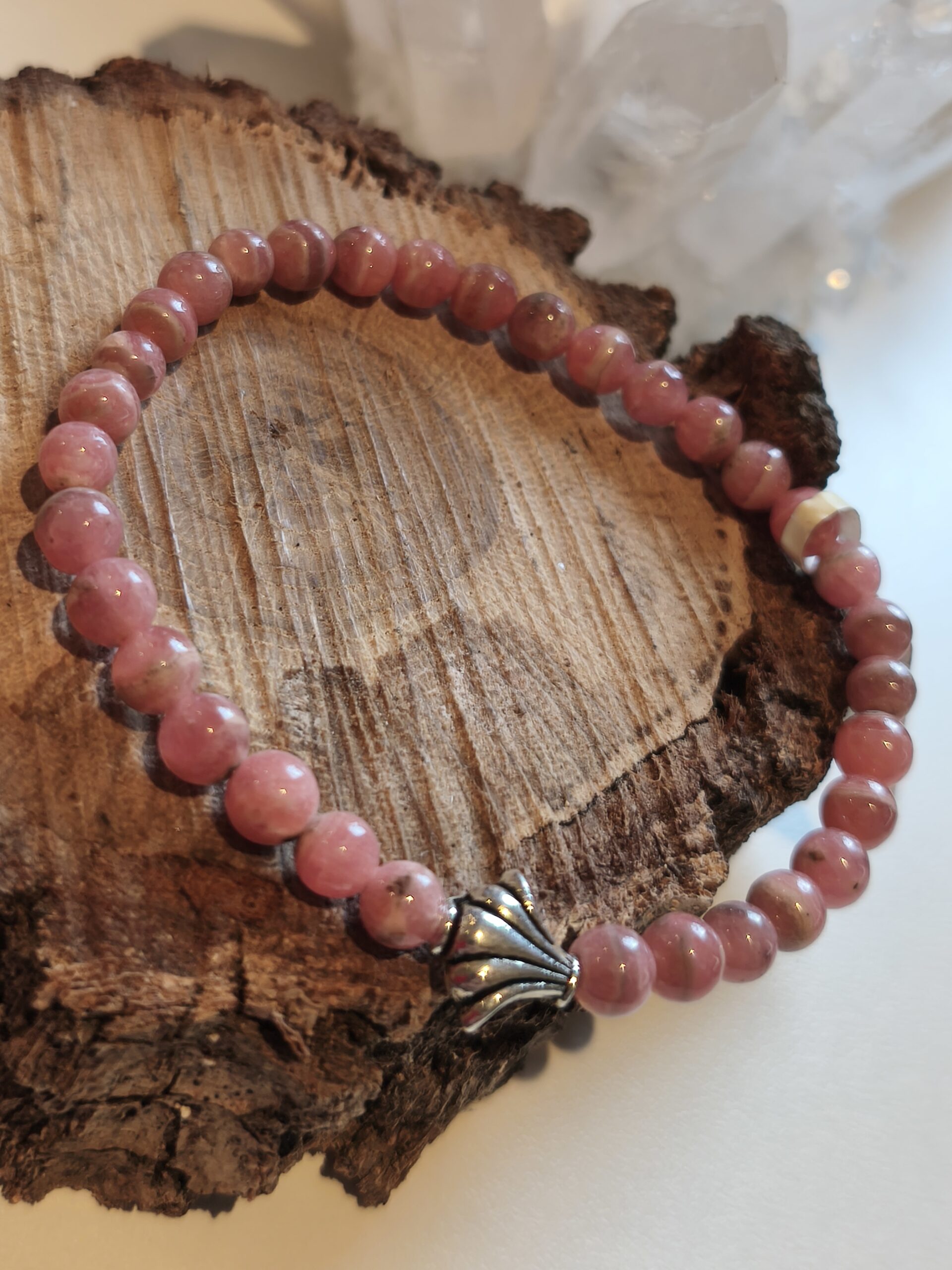 rhodochrosite bracelet – Image 2