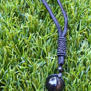 obsidienne oeil celeste collier