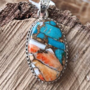 turquoise copper pendentif