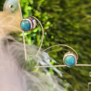 turquoise boucles d'oreilles