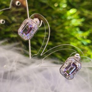 amethyste boucles d'oreilles