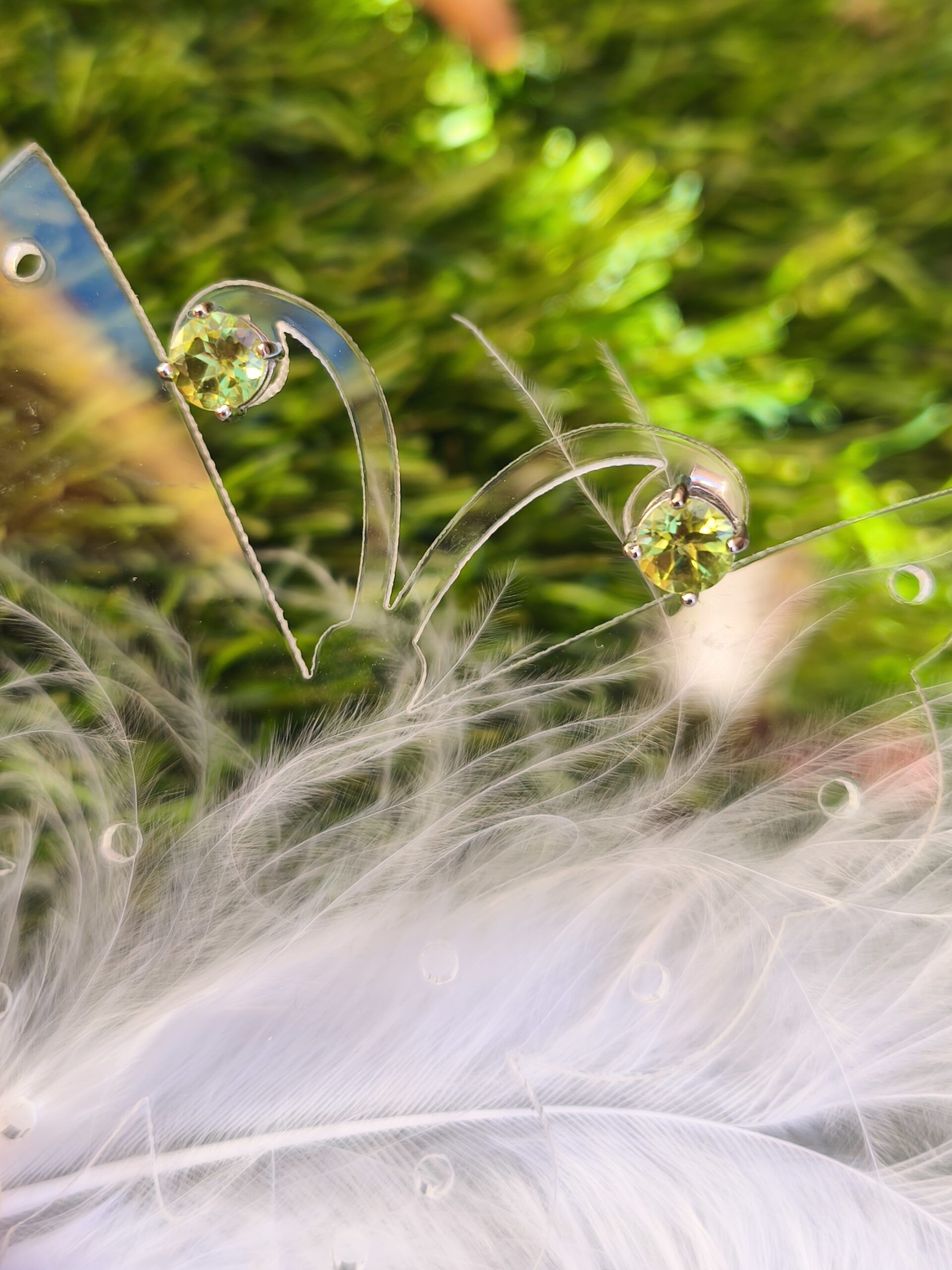 peridot boucles d'oreilles – Image 2