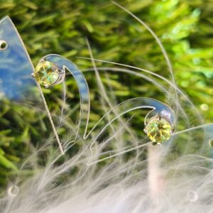 peridot boucles d'oreilles