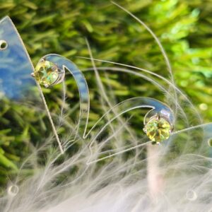 peridot boucles d'oreilles