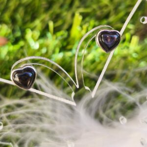 obsidienne boucles d'oreilles