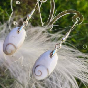 oeil de ste lucie boucles d'oreilles ovales