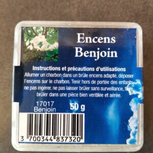 encens grains benjoin boite de 50g