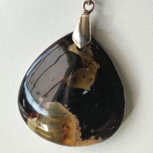 ambre pendentif goutte