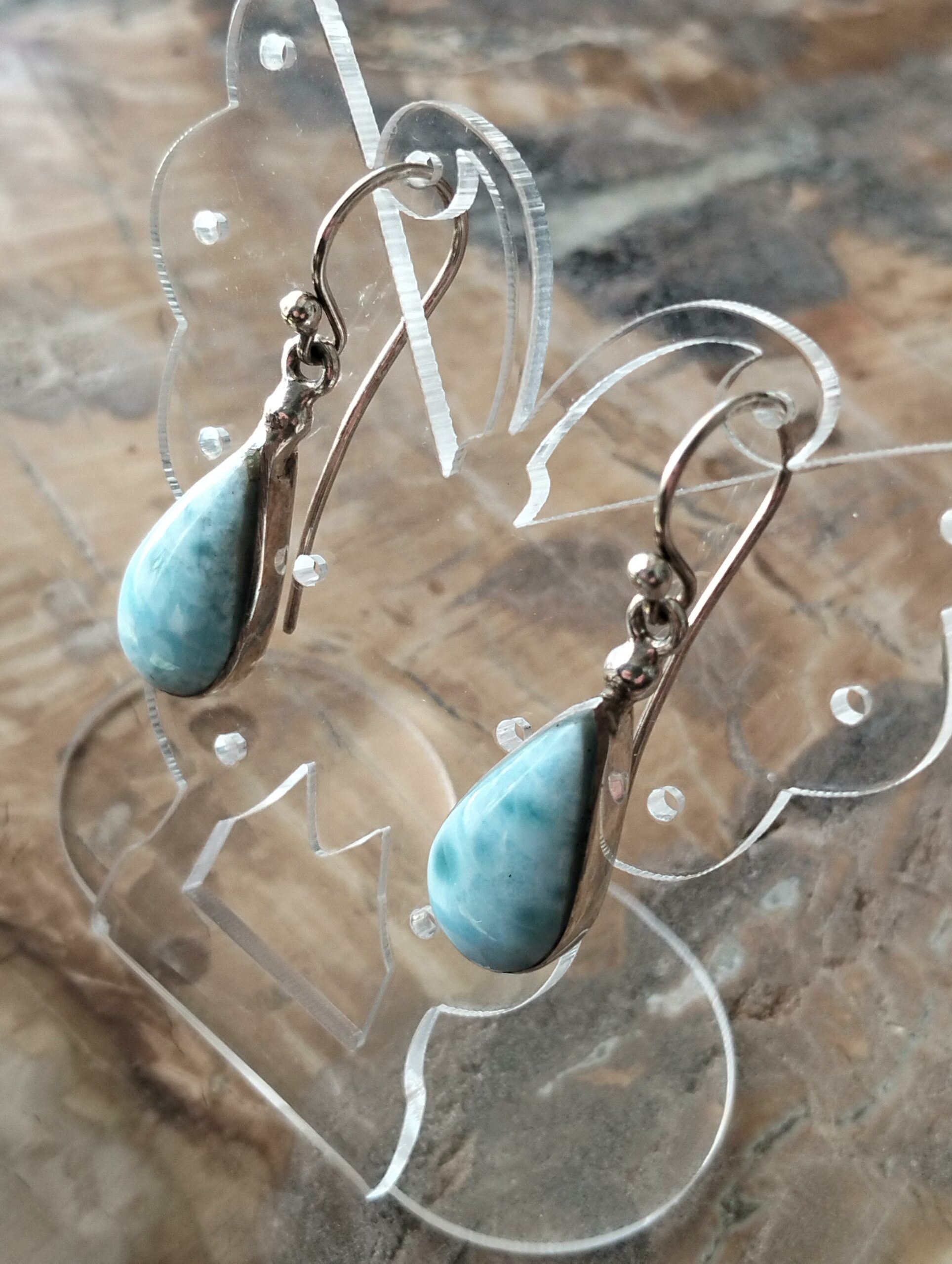 Larimar boucle d'oreille – Image 3