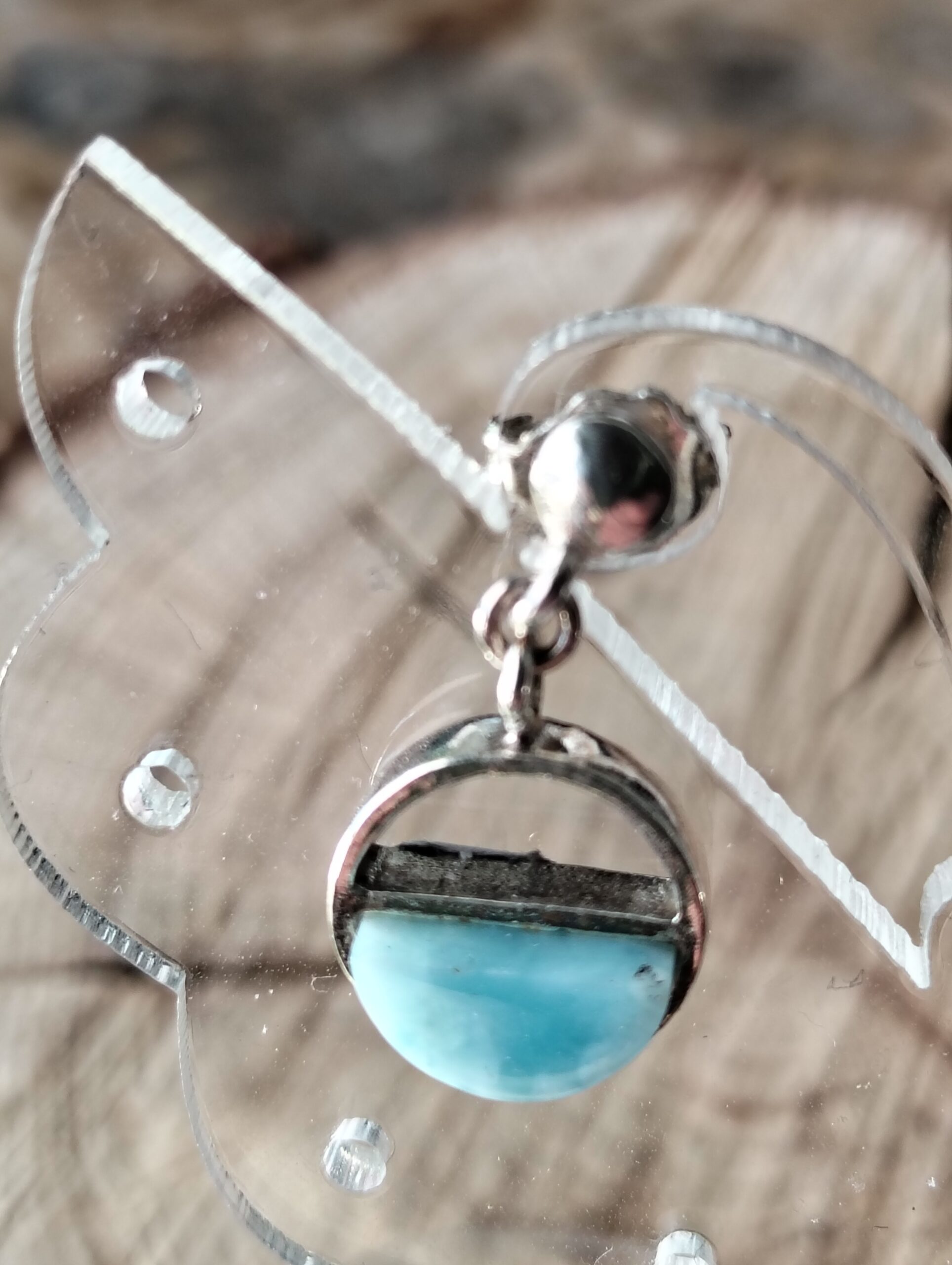 Larimar boucle d'oreille – Image 3