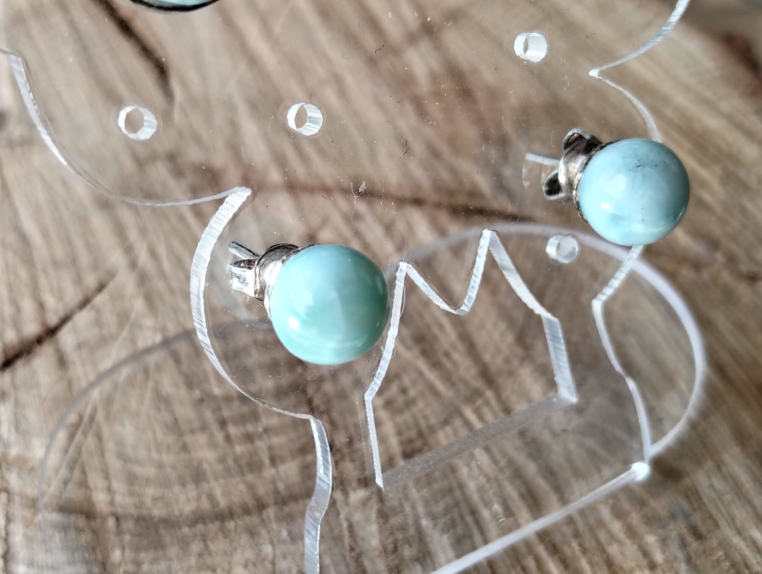 Larimar boucle d'oreille – Image 2