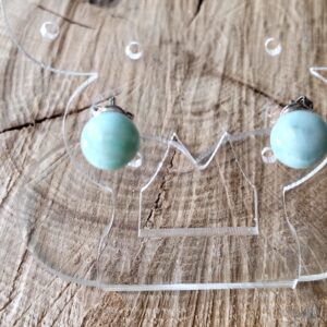 Larimar boucle d'oreille