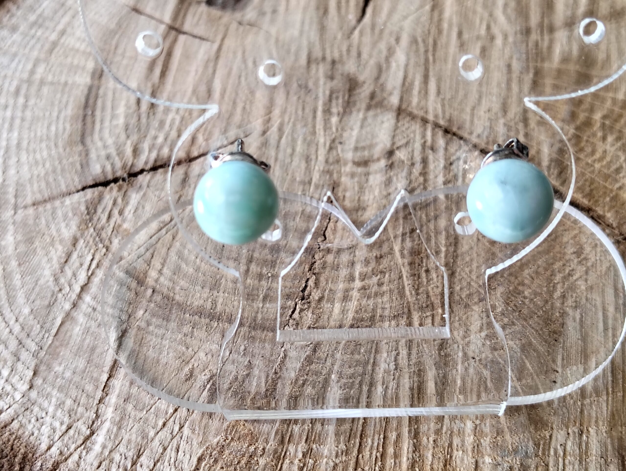 Larimar boucle d'oreille