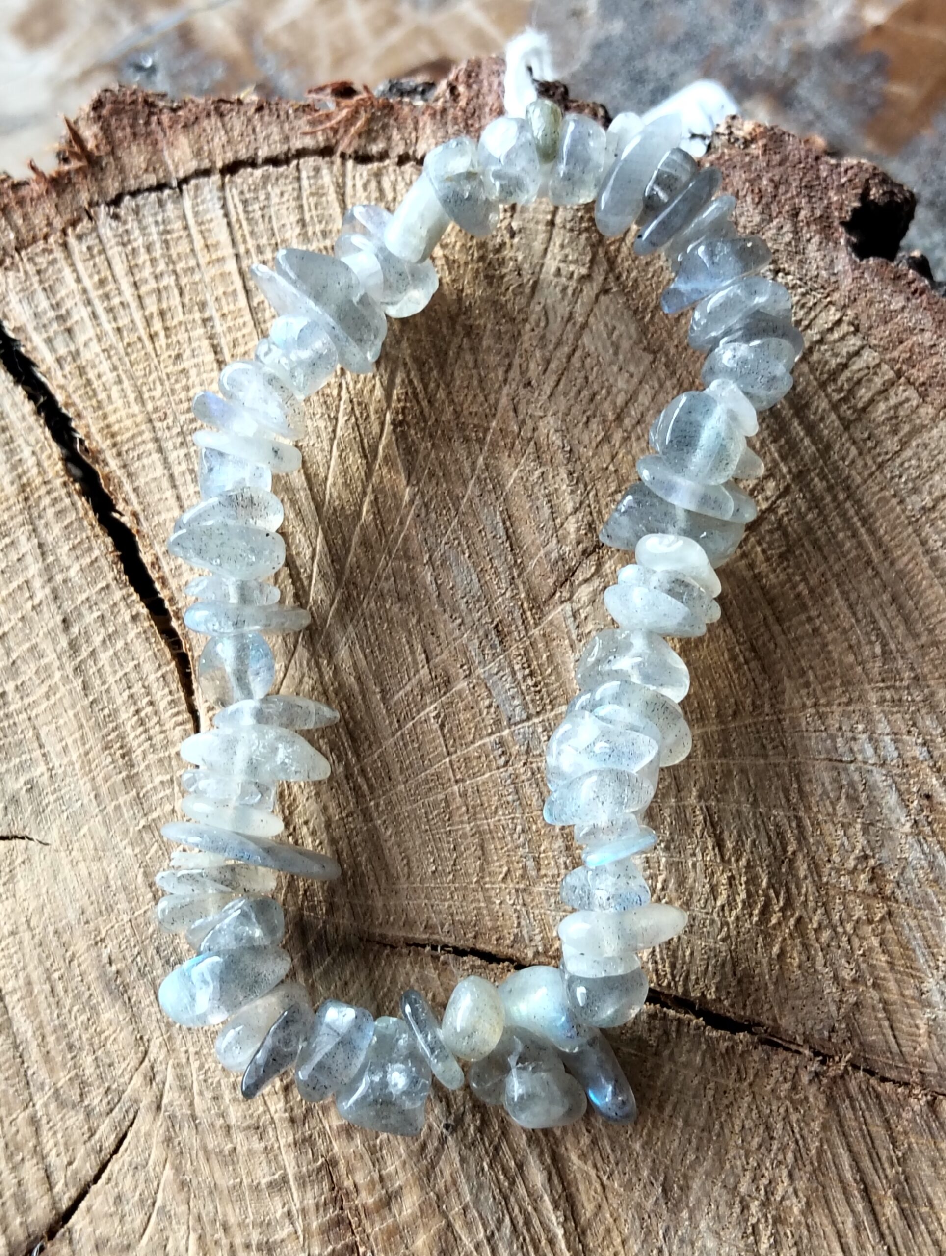 Labradotite bracelet baroque