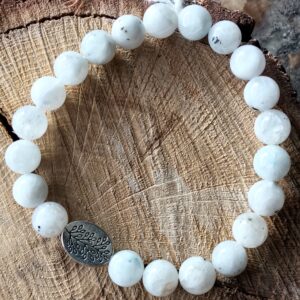 Labradorite blanche bracelet