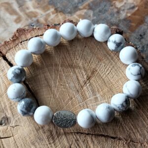 Howlite bracelet