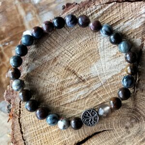 Pietersite bracelet / bijoux arbre de vie