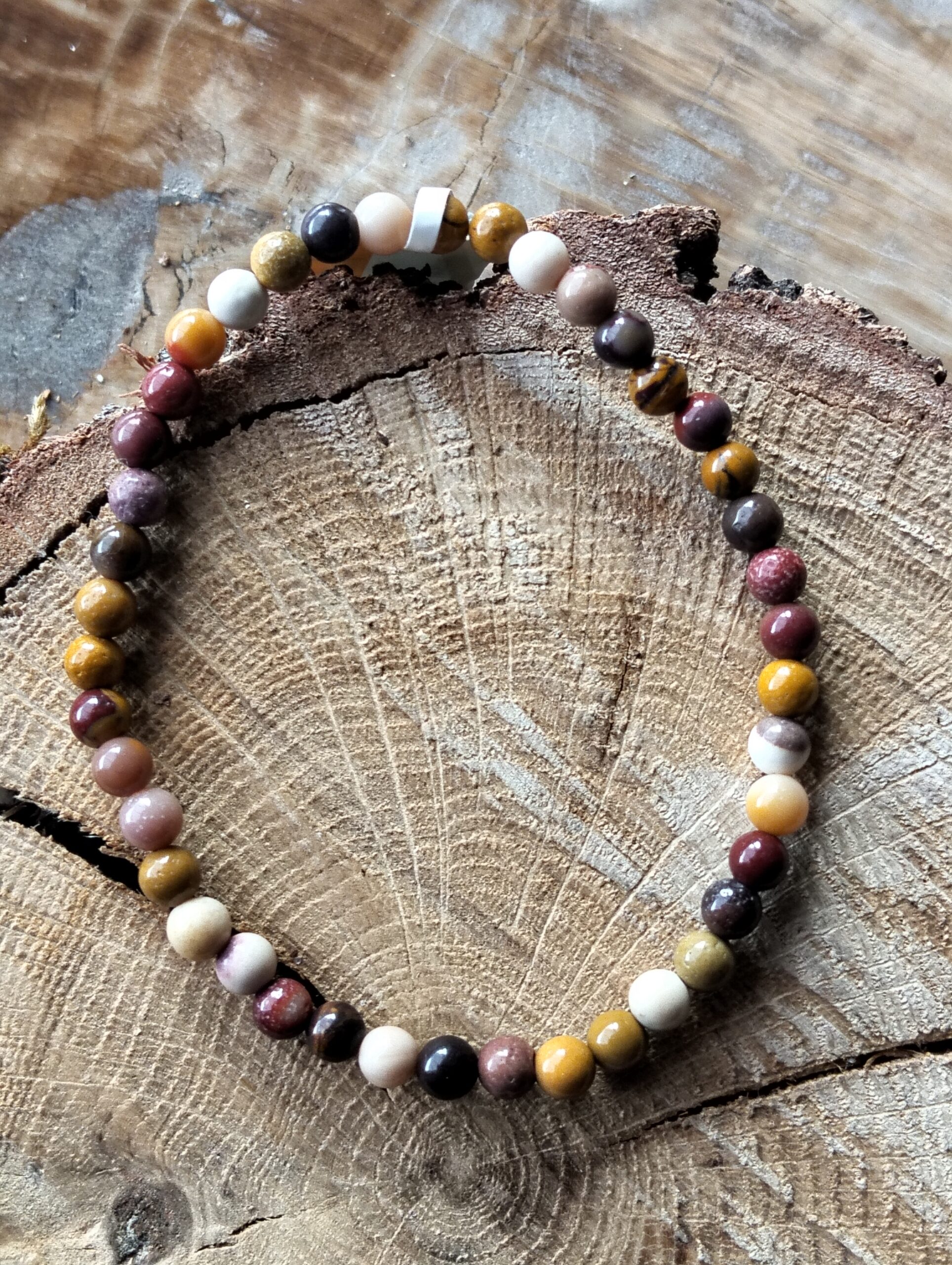 Jaspe mokaïte bracelet