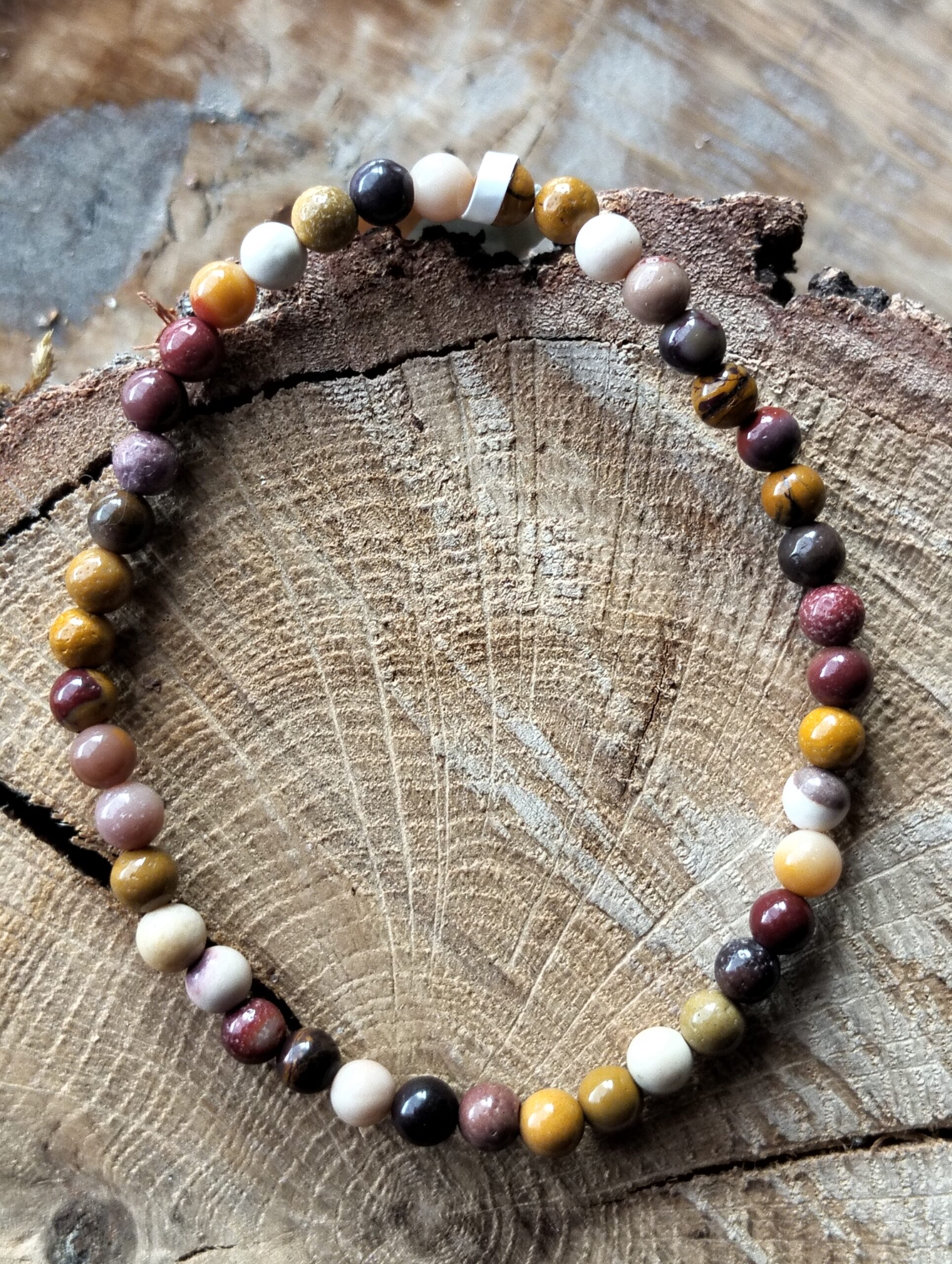 Jaspe mokaïte bracelet – Image 2