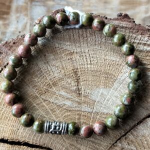 Unakite bracelet / bijoux chakra