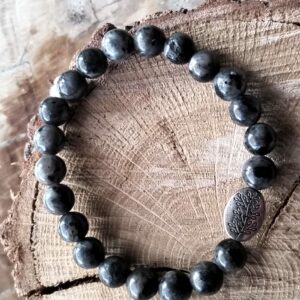 Larvikite bracelet / bijoux arbre de vie