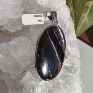 hyperstène du canada pendentif / argent