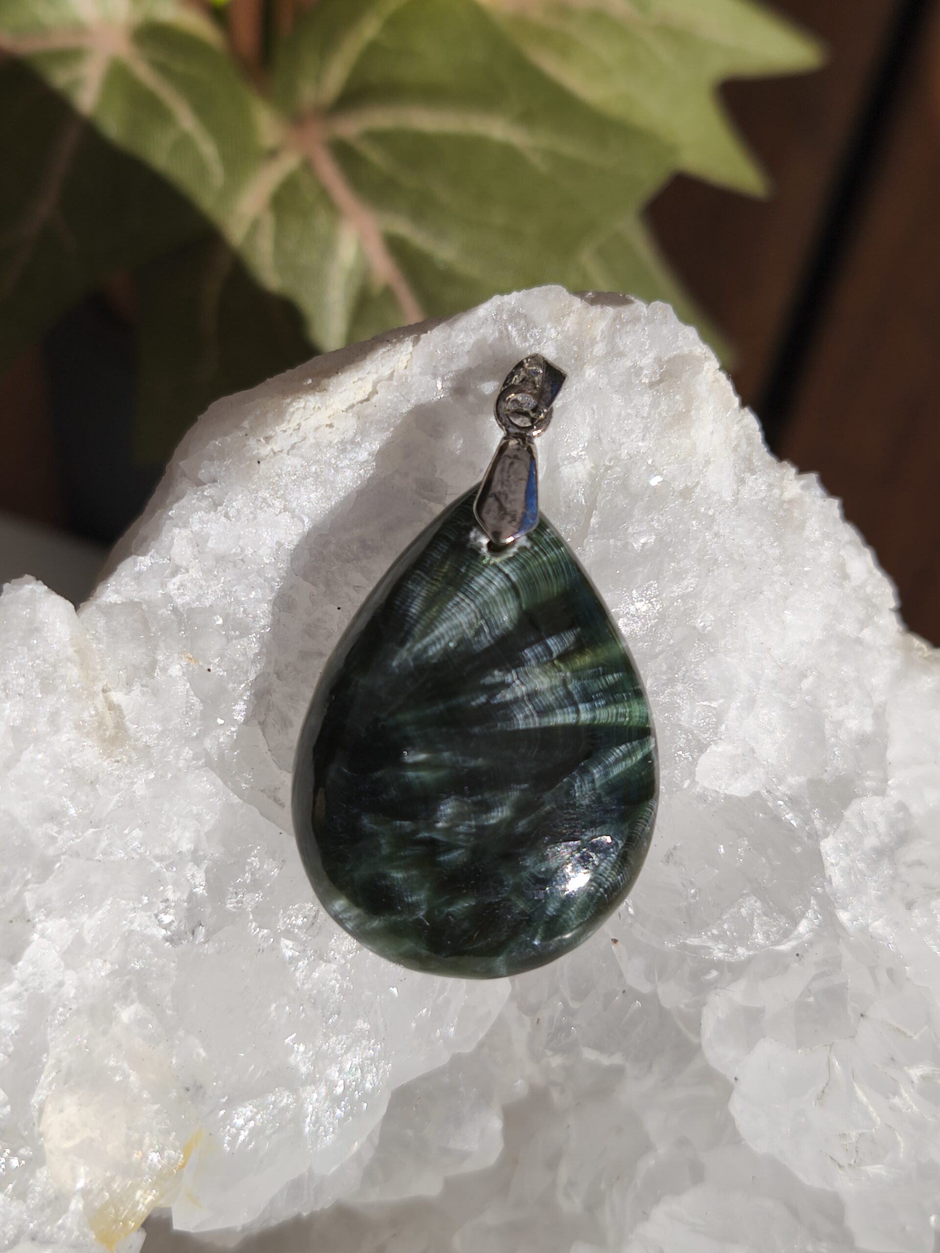 seraphinite pendentif