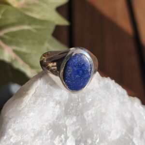 Lapis lazuli bague argent