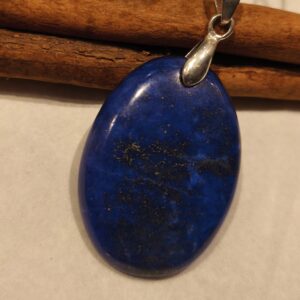 lapis-lazuli pendentif ovale