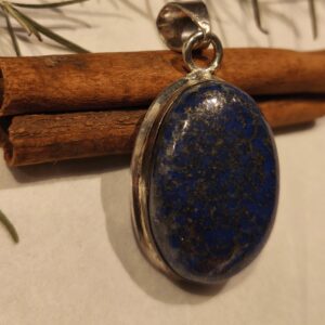 lapis-lazuli pendentif ovale