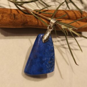 lapis-lazuli pendentif forme libre