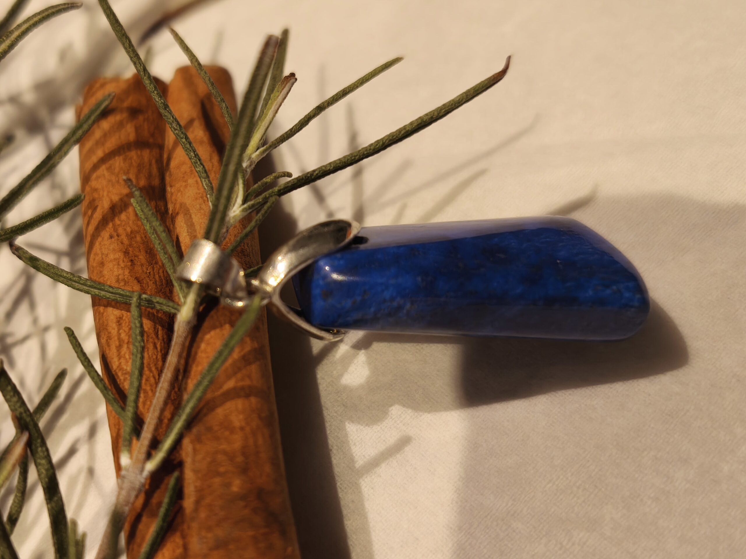lapis-lazuli pendentif forme libre – Image 2