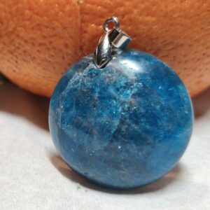 apatite pendentif rond