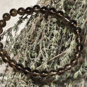 Quartz fumé bracelet