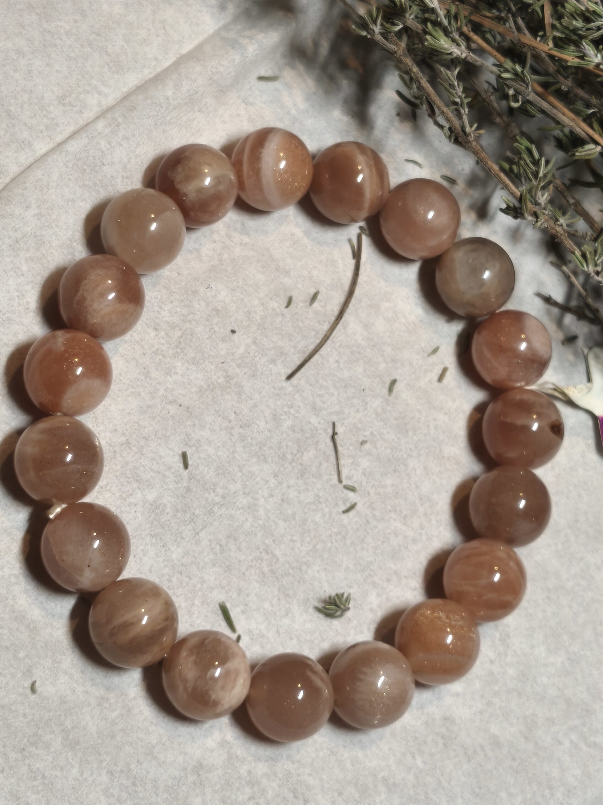 Pierre de soleil bracelet