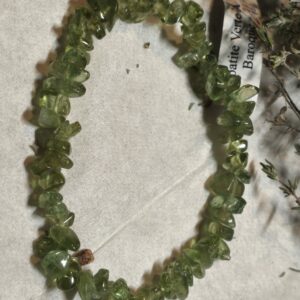 Apatite verte bracelet