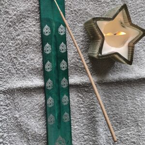 support à encens baton en bois vert Ganesh