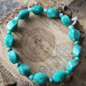 Amazonite pierres torsadées