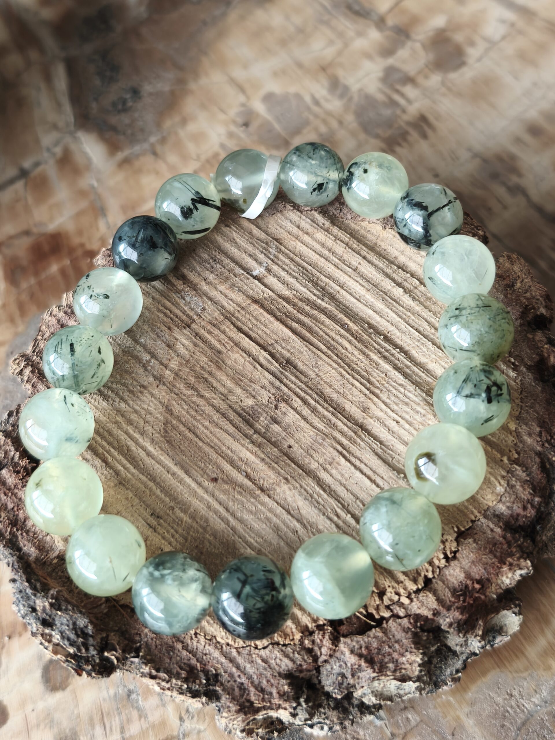 Prehnite bracelet – Image 2