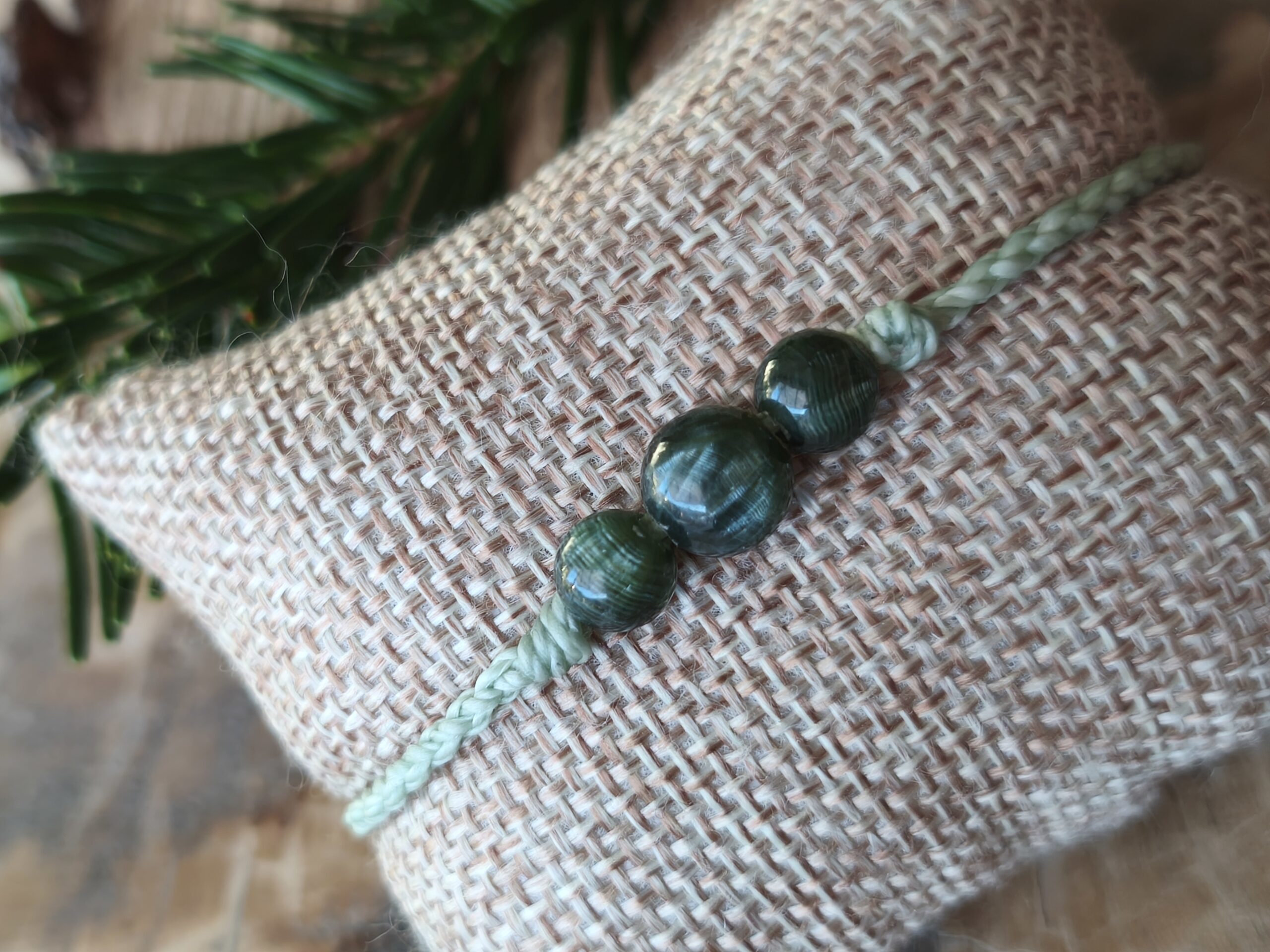 seraphinite bracelet cordon reglable