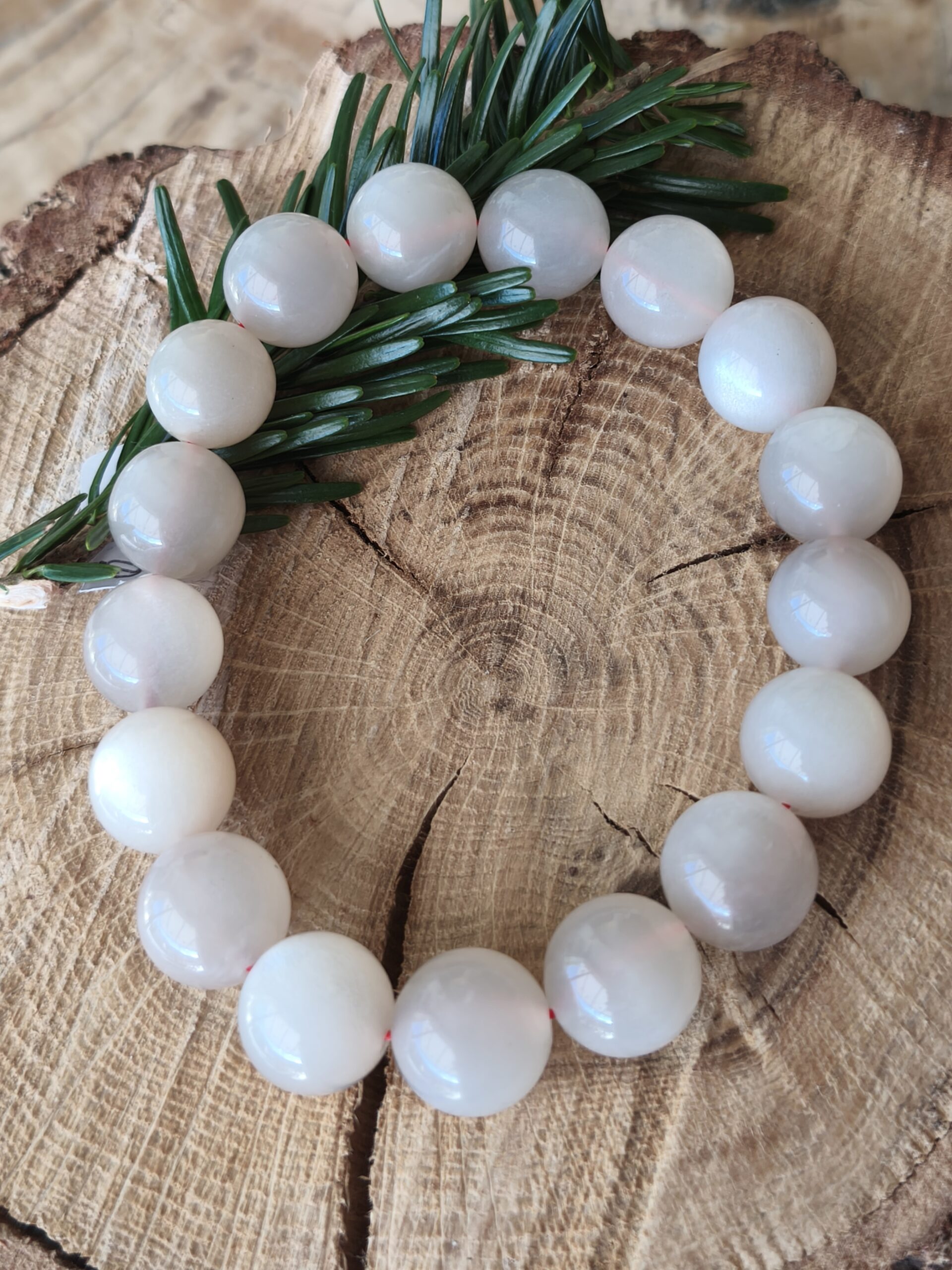 pierre de lune rose bracelet – Image 3
