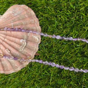 ametrine collier perles ovales