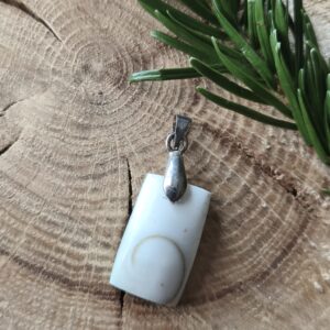 oeil de Ste Lucie petit pendentif rectangle