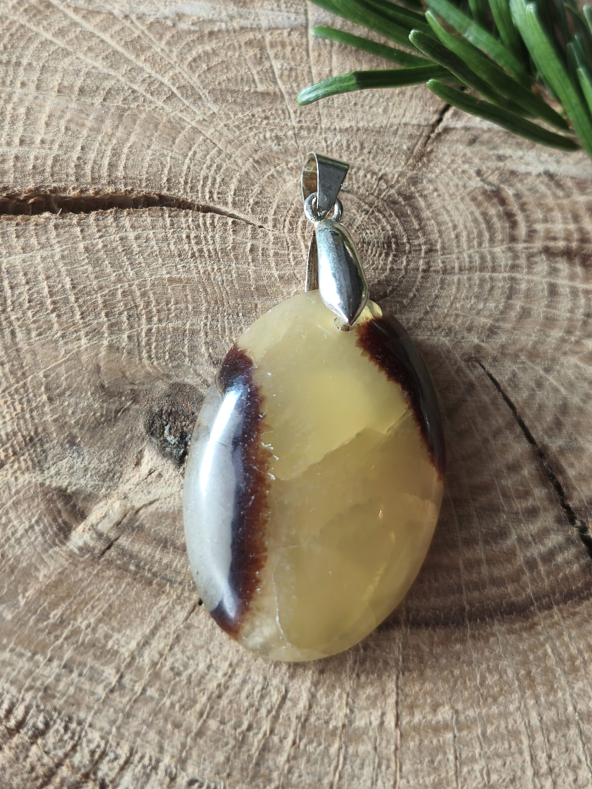 septaria pendentif ovale