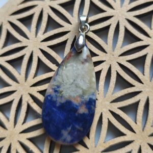 sodalite pendentif goutte