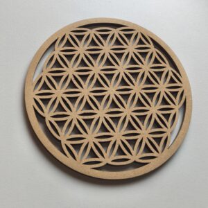 plaque de rechargement fleur de vie