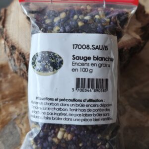 encens en grains Sauge blanche sachet